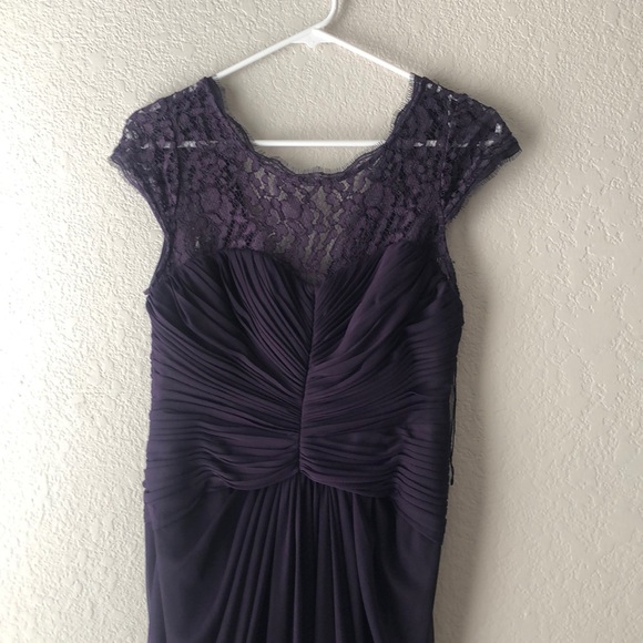 Brideamaid ADRIANNA PAPELL Purple formal dress - Picture 2 of 13